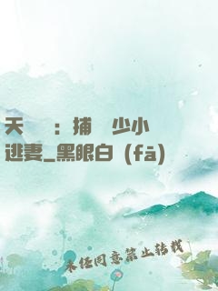 天價懸賞：捕獲顧少小逃妻