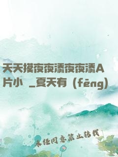 天天摸夜夜添夜夜添A片小說
