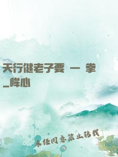 天行健老子要揮一億拳