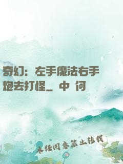 奇幻：左手魔法右手槍炮去打怪
