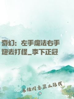 奇幻：左手魔法右手槍炮去打怪