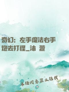 奇幻：左手魔法右手槍炮去打怪