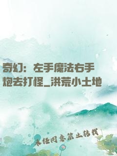 奇幻：左手魔法右手槍炮去打怪