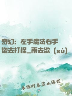 奇幻：左手魔法右手槍炮去打怪