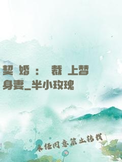 契約婚寵：總裁愛上替身妻