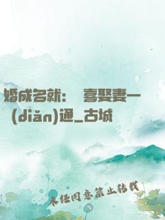 婚成名就：歡喜娶妻一點(diǎn)通