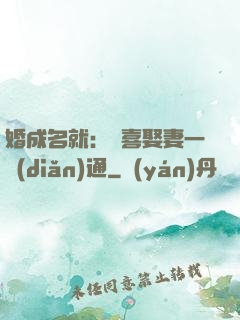 婚成名就：歡喜娶妻一點(diǎn)通