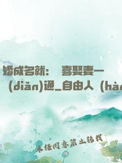 婚成名就：歡喜娶妻一點(diǎn)通