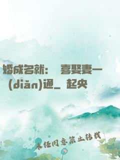 婚成名就：歡喜娶妻一點(diǎn)通