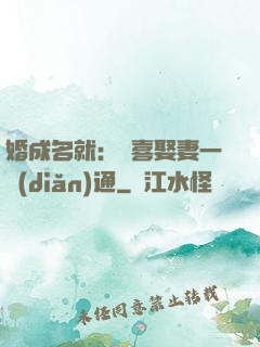 婚成名就：歡喜娶妻一點(diǎn)通