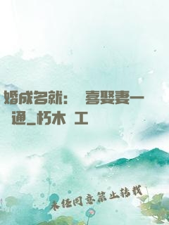 婚成名就：歡喜娶妻一點通