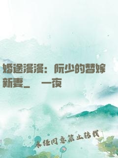 婚途漫漫：阮少的替嫁新妻
