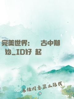 完美世界：從亂古中期開始