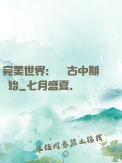 完美世界：從亂古中期開始