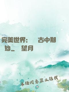 完美世界：從亂古中期開始