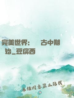 完美世界：從亂古中期開始