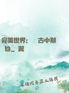 完美世界：從亂古中期開始