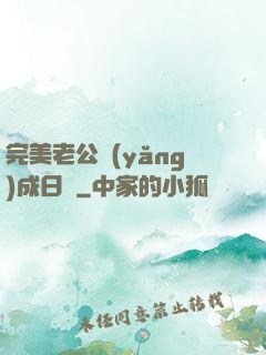 完美老公養(yǎng)成日記