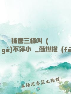 寧榮榮被唐三桶叫個(gè)不停小說