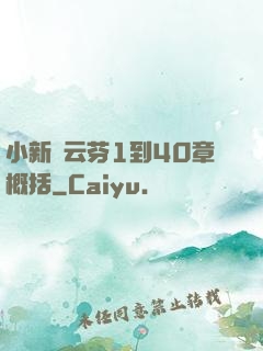 小新與云芬1到40章概括