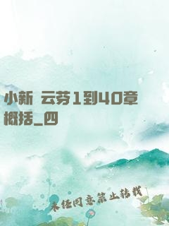小新與云芬1到40章概括