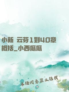 小新與云芬1到40章概括