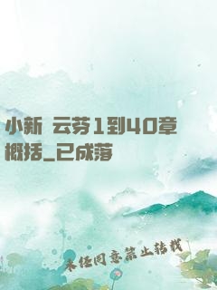 小新與云芬1到40章概括