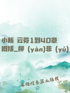 小新與云芬1到40章概括