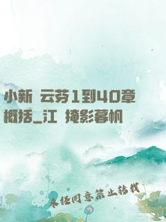 小新與云芬1到40章概括