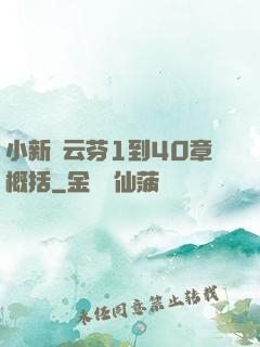小新與云芬1到40章概括