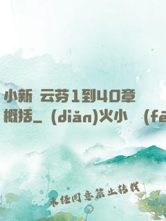小新與云芬1到40章概括