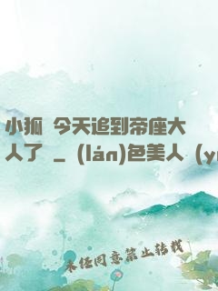 小狐貍今天追到帝座大人了嗎