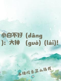 小白不好當(dāng)：大神別過(guò)來(lái)！