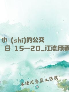 小詩(shī)的公交車日記15一20