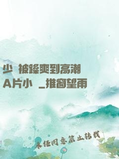 少婦被躁爽到高潮無碼A片小說