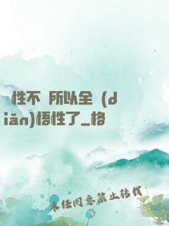 屬性不夠所以全點(diǎn)悟性了