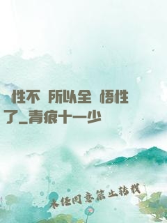 屬性不夠所以全點悟性了