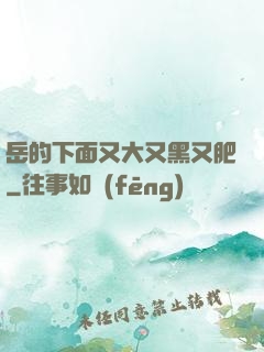 岳的下面又大又黑又肥