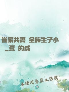 崔家共妻給全族生子小說