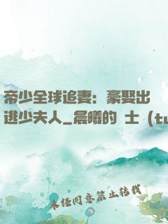 帝少全球追妻：豪娶出逃少夫人