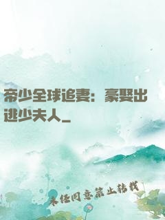 帝少全球追妻：豪娶出逃少夫人