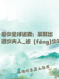 帝少全球追妻：豪娶出逃少夫人