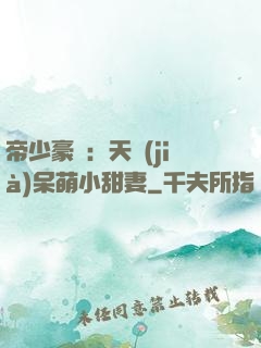 帝少豪寵：天價(jià)呆萌小甜妻