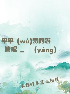 平平無(wú)奇的游戲管理員