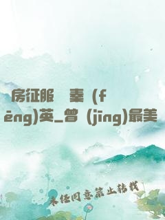 廚房征服貴婦秦風(fēng)英