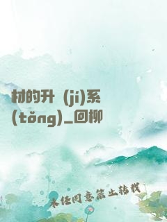 廢材的升級(jí)系統(tǒng)