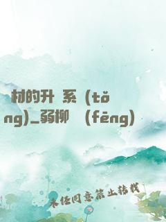廢材的升級系統(tǒng)