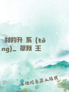 廢材的升級系統(tǒng)