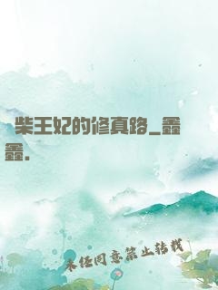 廢柴王妃的修真路