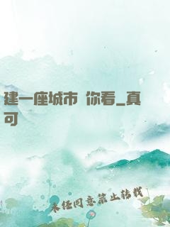 建一座城市給你看
